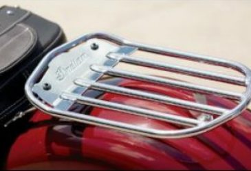 Indian Pakethållare för solosadel krom