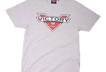 Victory Men's Logo Color Badge T-shirt Grå
