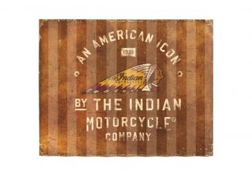 Indian Plåtskylt American Icon Corrugated Sign