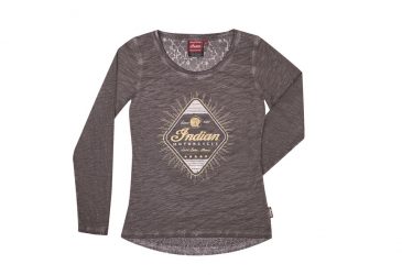 Indian Gray Long Sleeve Diamond Tröja