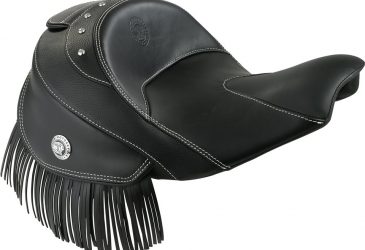 Indian Eluppvärmd Solosadel Framflytt 1" Svart