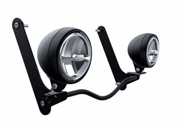 Indian Extraljus i mattsvart