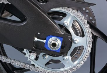 Suzuki blå kedjespännarblock