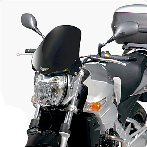 Vindruta Givi Naked Universal Svart