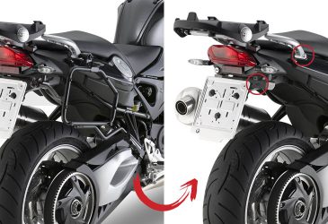 Givi Sidoväskhållare Monokey BMW F800GT