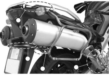 Suzuki Sidoväskhållare Monokey V35 Givi