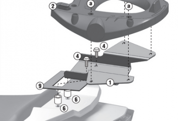 Kymco Pakethållare Givi