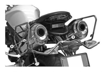 Triumph Sidoväskhållare Easylock Givi