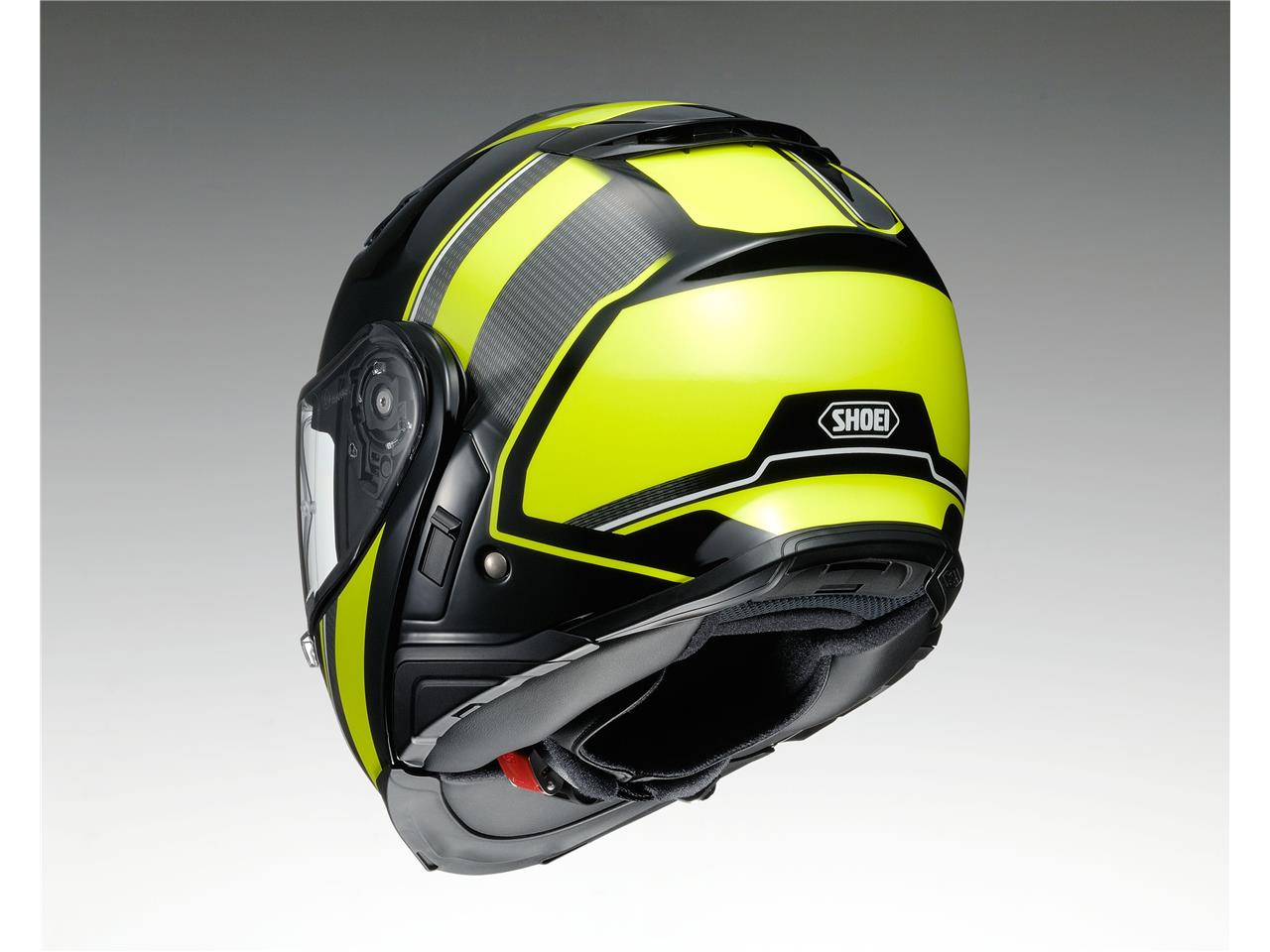 Shoei Neotec 2 II Svart/Gul Öppningsbar MC-hjälm