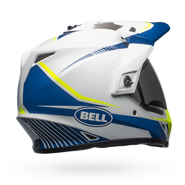 Bell mx-9 adventure vit/blå/gul