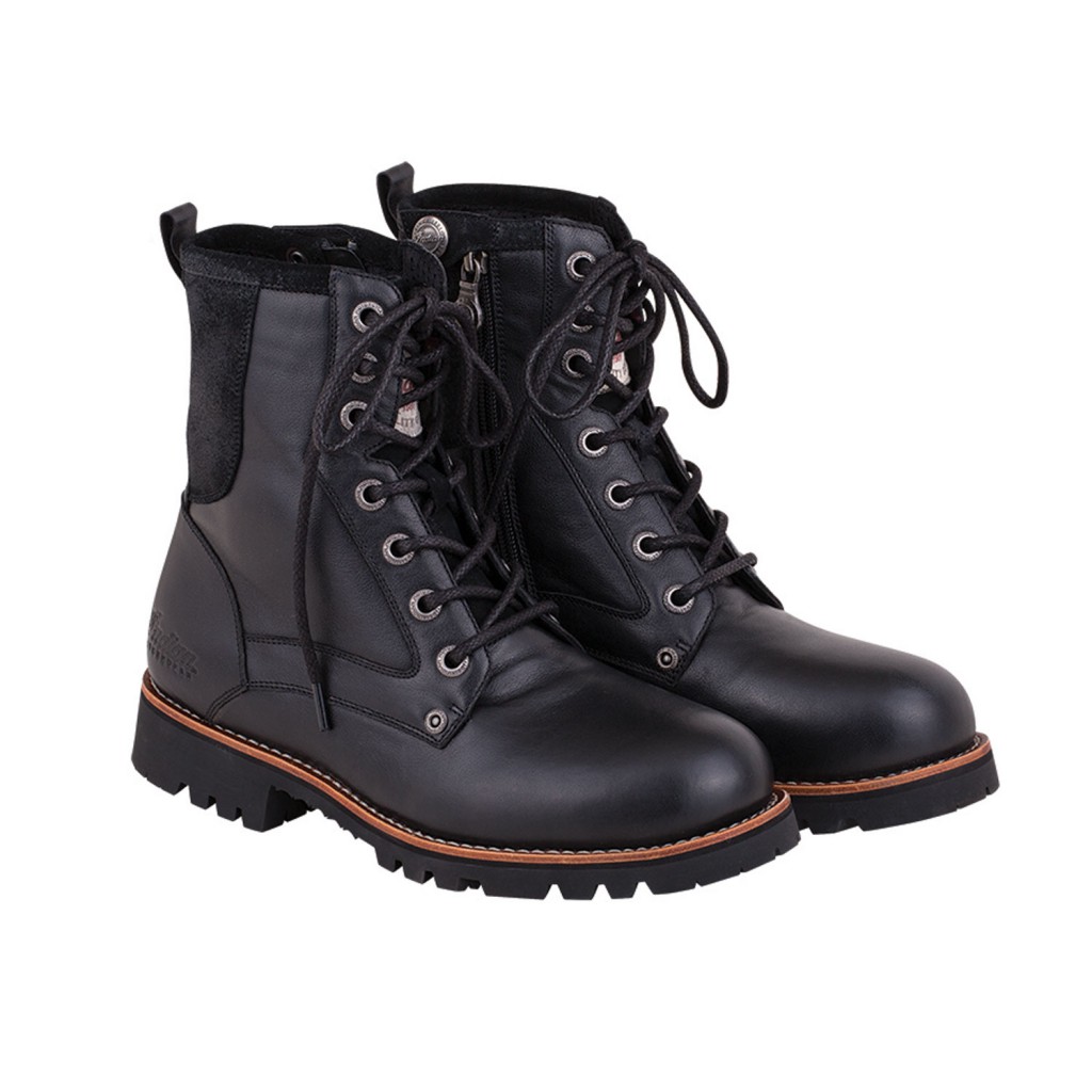 Indian classic lace up känga svart