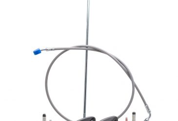 Framflytt fotpinnar Indian Titanium