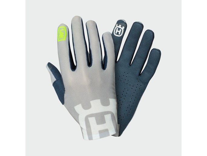 Husqvarna Celium railed mc handske grå blå