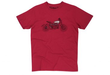 Indian motorcycle t-shirt röd