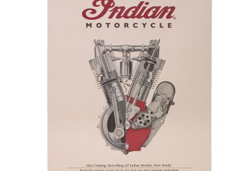Indian motorcycle skylt motor