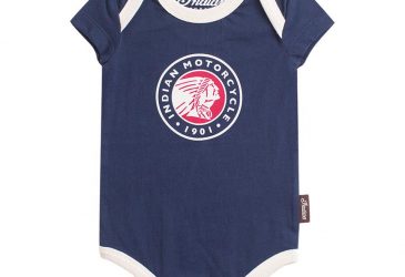 Indian Kortärmad Body Baby Blå