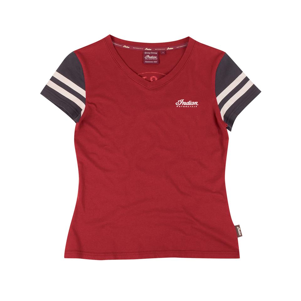 Indian Röd T-Shirt Topp Dam