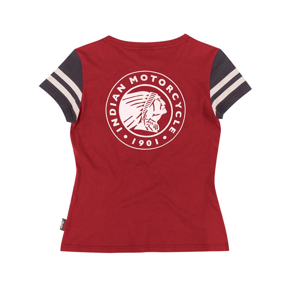 Indian Röd T-Shirt Topp Dam