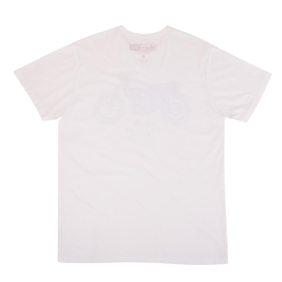Indian Flat Track Racing T-Shirt Vit Bak