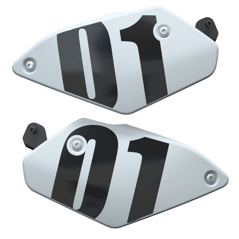 sidonummer skyltar, Side number plates Indian FTR 1200