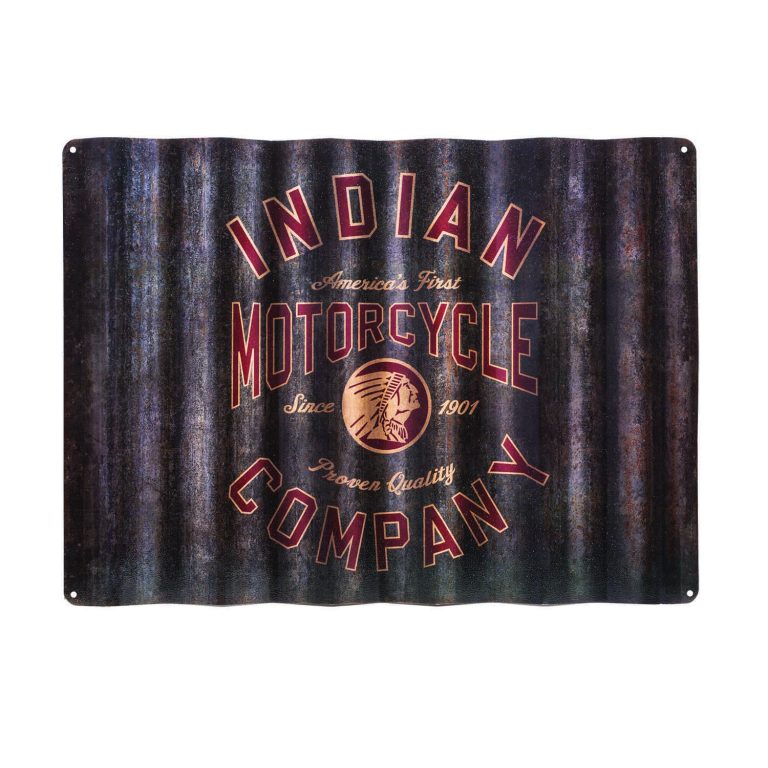 Indian veckad skylt