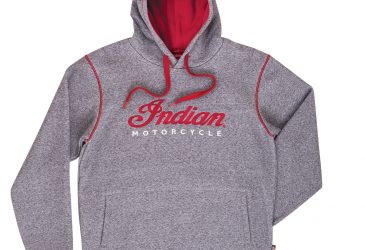Indian Men's Logo Hoodie Grå