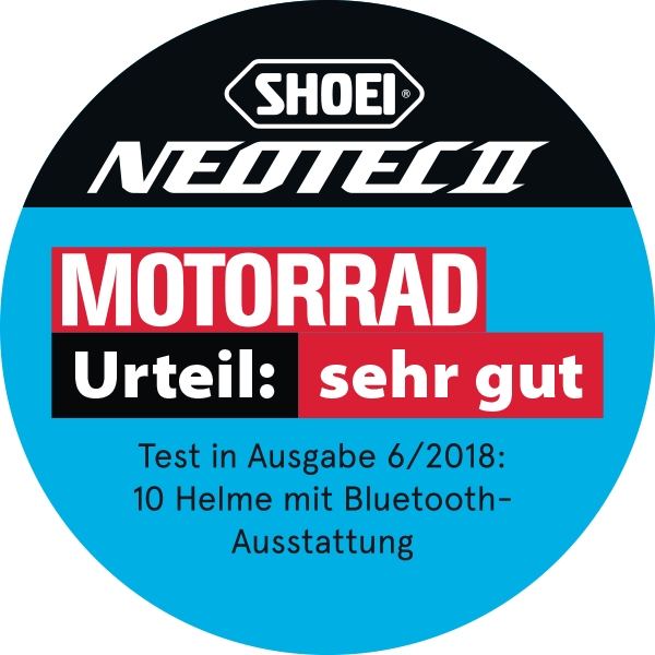 Shoei Vit Öppningsbar hjälm Neotec 2 Utmärkelse