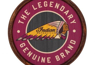 Indian Circle Wooden sign