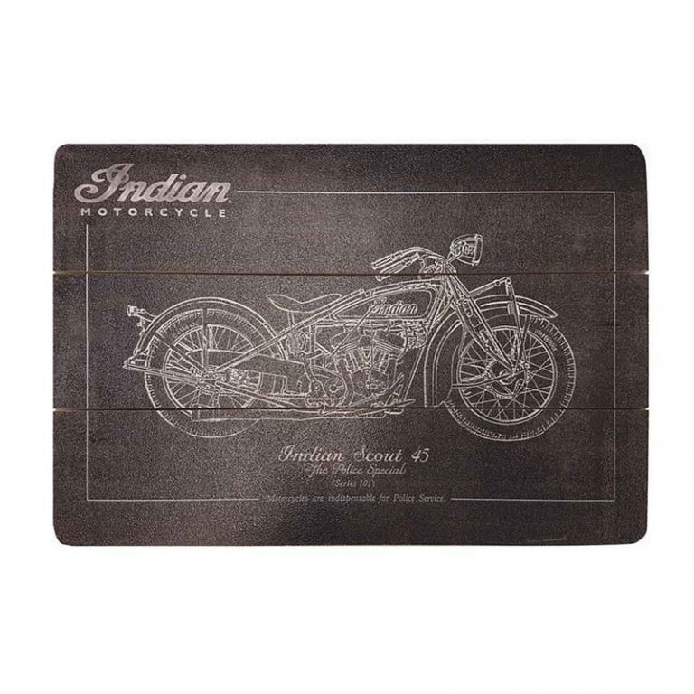Indian scout wooden sign