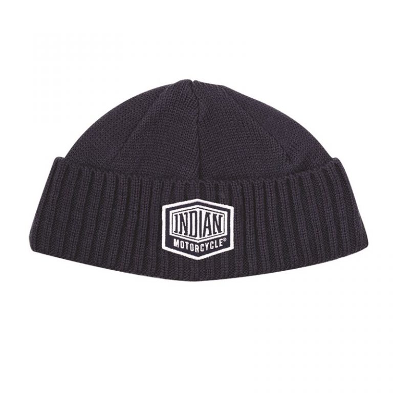 Indian shield patch beanie