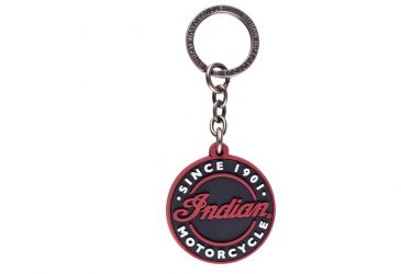 Indian logo rubber key ring