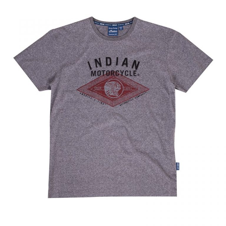 Indian gray graphic tee