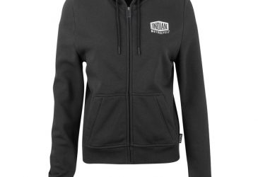 Indian headdress hoodie svart dam