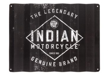 Indian corrugated legendary sign