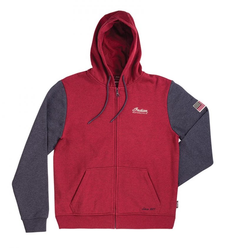 Indian hoodie legend red