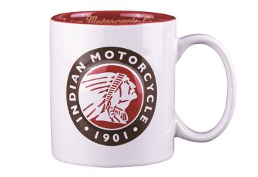 Indian icon logo embossed mugg