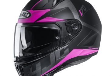 hjc i70 rosa tjej mc hjälm