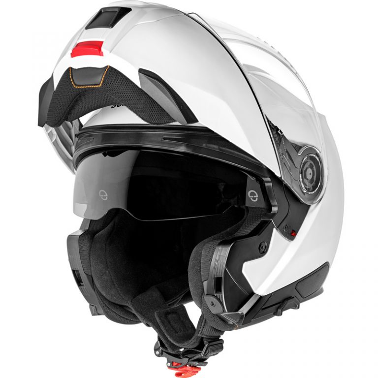 schuberth c5 mc hjälm tyst öppen vit