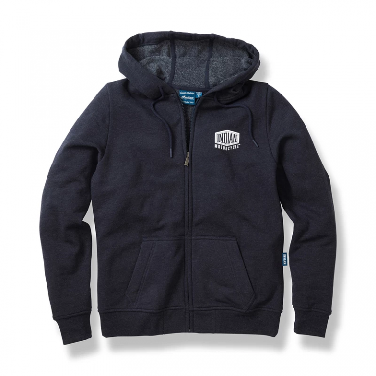 Indian 1901 Hoodie Dam Navy