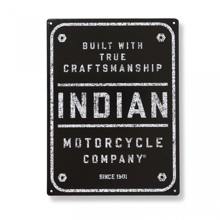 Indian Craftmanship Metal Sign
