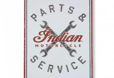 Indian Parts & Service Metal Sign