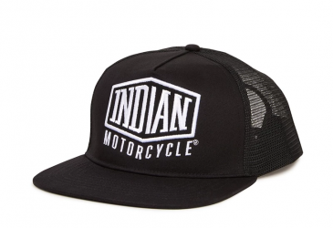 Indian Shield patch trucker hat svart