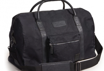 Indian Waxed Canvas Duffel Bag black