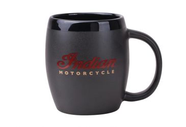 Script Logo Barrel Mug Black