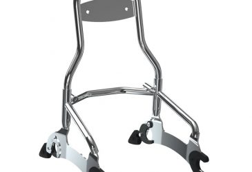 Steel 12 in. Universal Quick Release Passenger Sissy Bar