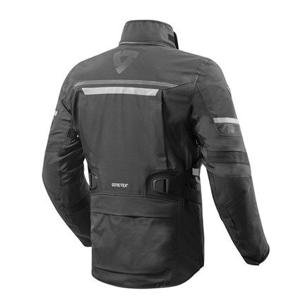 revit goretex mc jacka allvädersjacka bak