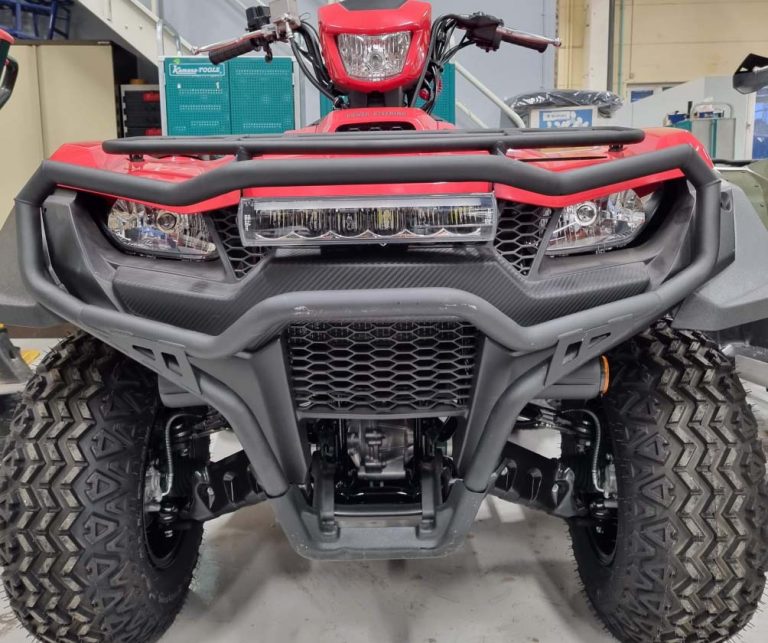Led-ramp och bumper till Kingquad