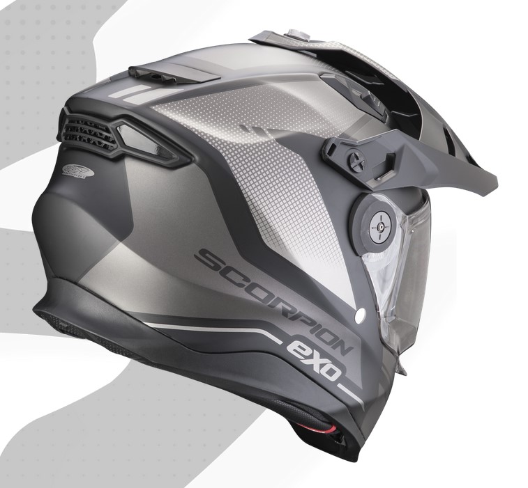Scorpion ADF9000 Mattsvart Grå bak