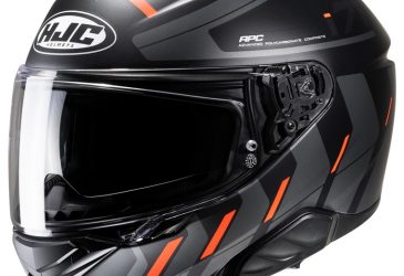 HJC i70 Simo Svart-grå-fluo orange MC6H