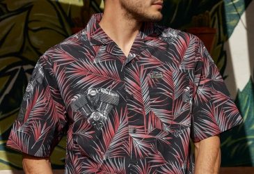 Indian Engine print skjorta